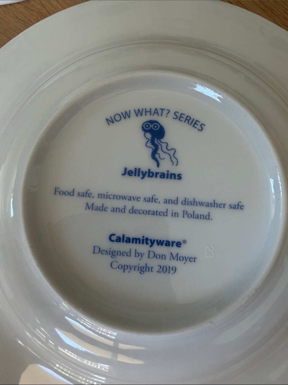 Set of 4 Blue & White Ceramic Soup Bowls with Whimsical Designs - Picture 11 of 13